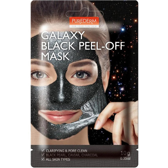 PUREDERM Galaxy Black Peel-Off Mask, Mascarilla Despegable 10gr