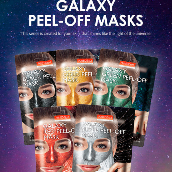 PUREDERM Galaxy Silver Peel-off Mask, Mascarilla Despegable 10gr