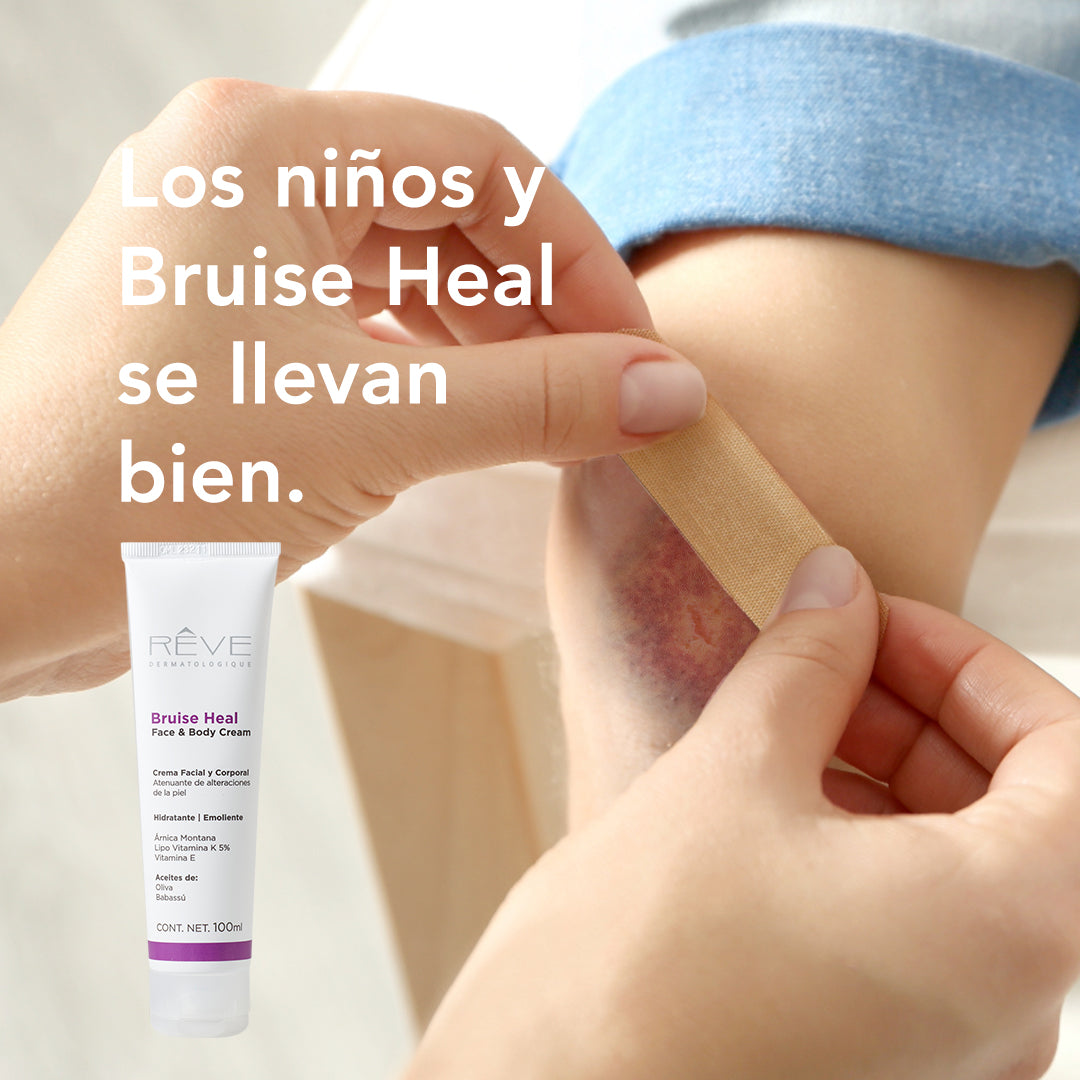 REVE Bruise Heal Crema Facial y Corporal Atenuante de Alteraciones de Piel, 100ml