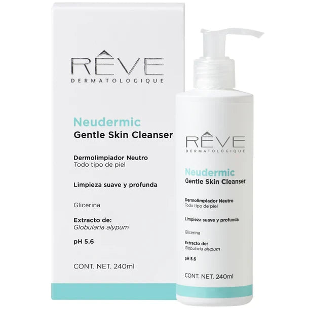 REVE Neudermic Gentle Skin Cleanser, Dermolimpiador Neutro Todo Tipo de Piel