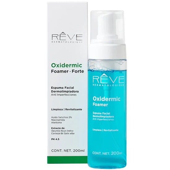 REVE Oxidermic Foamer Forte, Espuma Facial de Limpieza Anti Imperfecciones