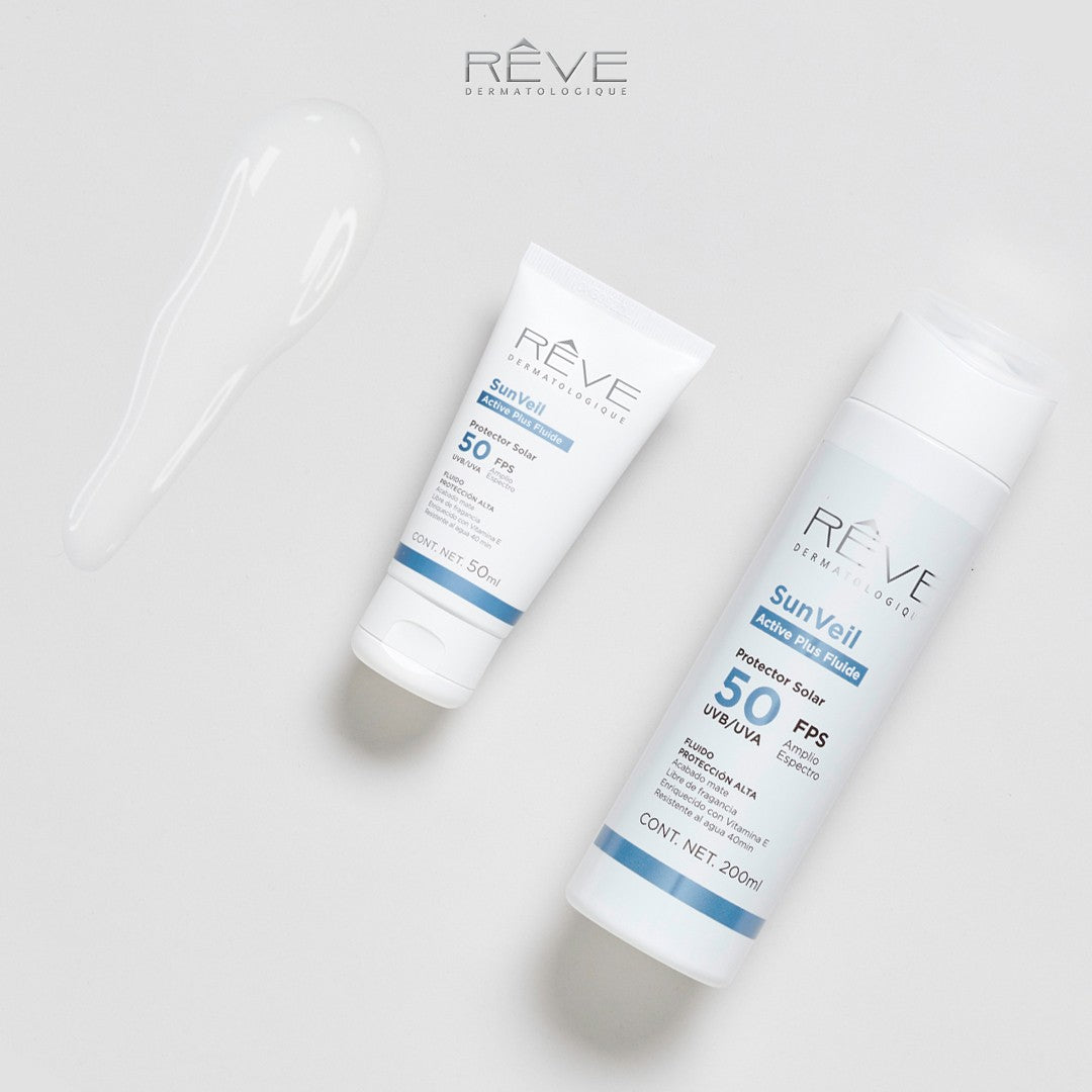 REVE SunVeil Active Plus Fluide, Protector Solar Ultra Fluido FPS50 UVA/UVB, 50ml