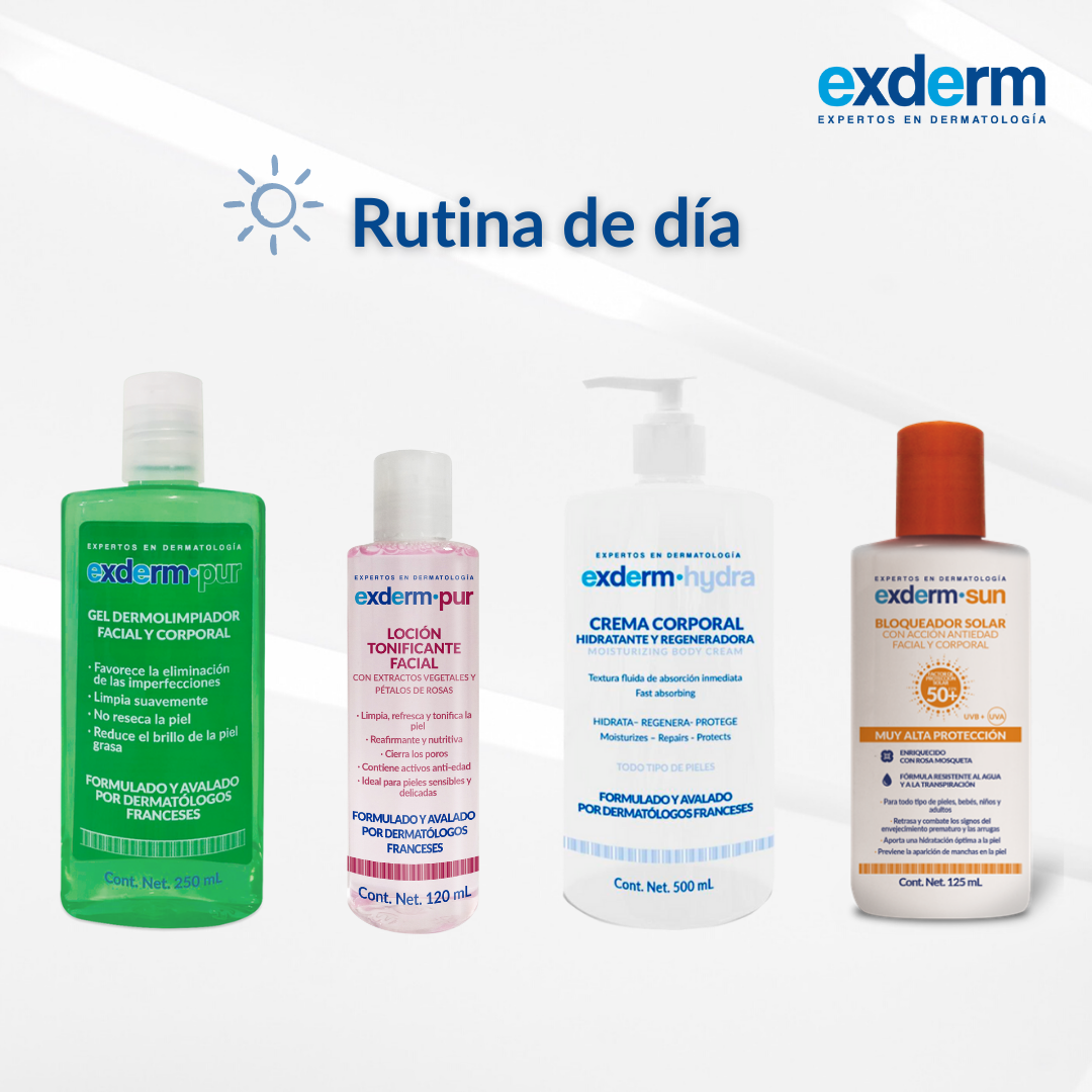 SEDECREM PHARMA Exderm Pur Loción Tonificante Facial, Limpia y Tonifica, 120ml