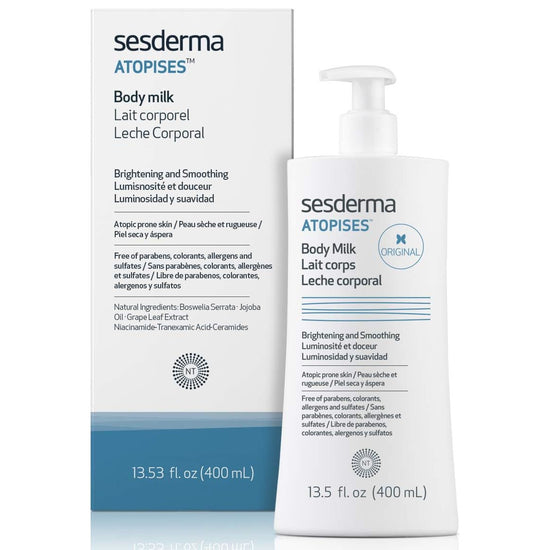 SESDERMA ATOPISES Leche Hidratante Corporal para Piel Seca y Áspera, 400ml