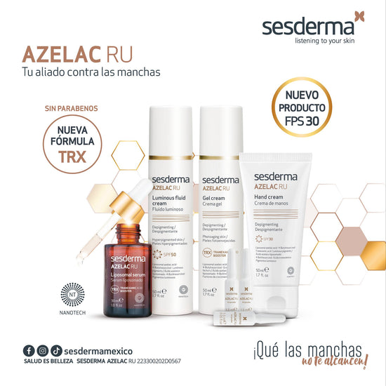 SESDERMA AZELAC RU Fluido Luminoso Despigmentante Facial SPF50 50ml