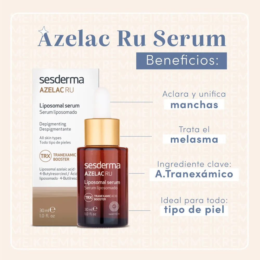 SESDERMA AZELAC RU Liposomal Serum Despigmentante Facial, 30ml