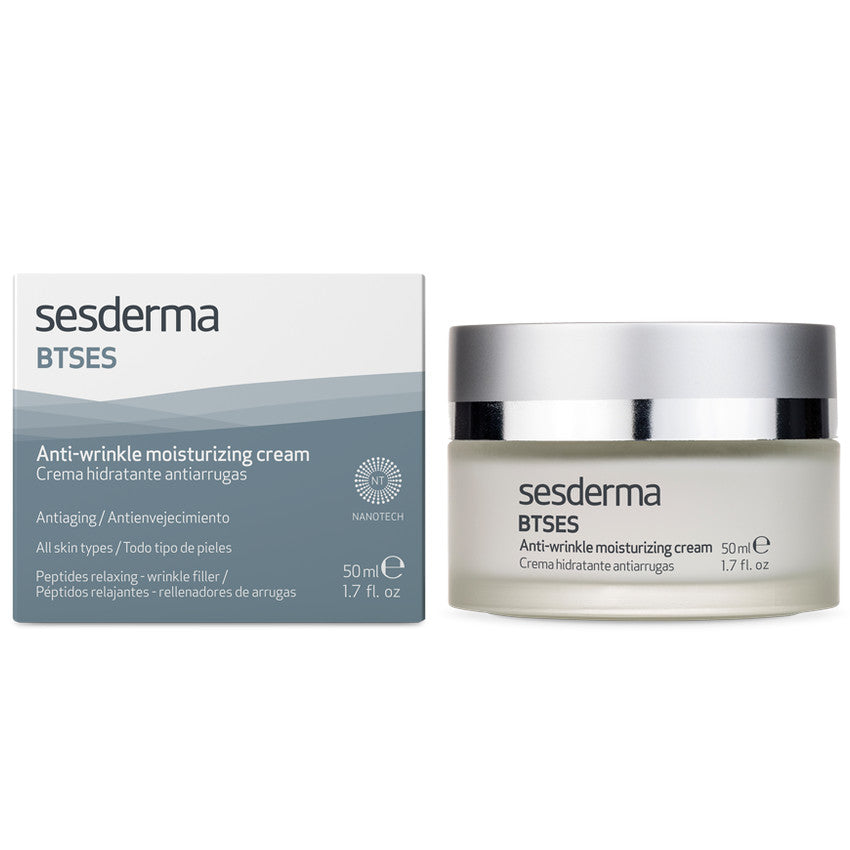 SESDERMA BTSES Crema Hidratante Antiarrugas con Péptidos Rellenadores, 50ml