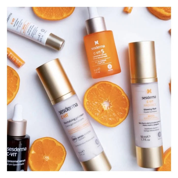 SESDERMA C-VIT RADIANCE Fluido Facial Luminoso con Vitamina C, 50ml