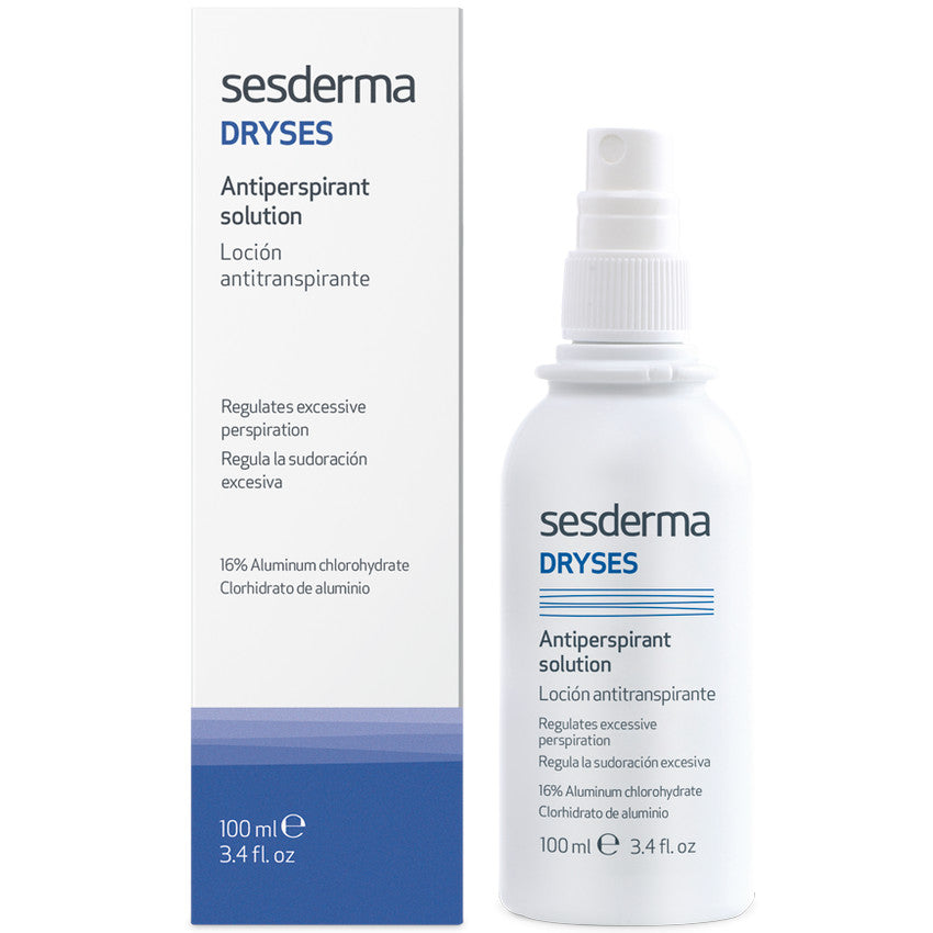 SESDERMA DRYSES Loción Antitranspirante, Control de la Sudoración Excesiva, 100ml