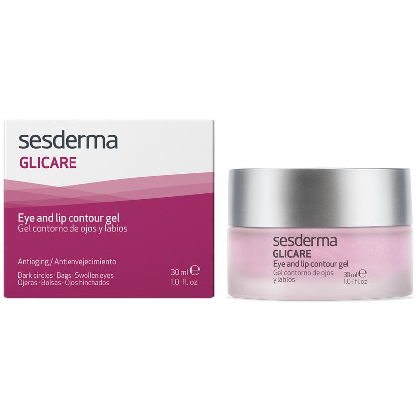 SESDERMA GLICARE Gel Contorno de Ojos y Labios, Hidrata y Descongestiona