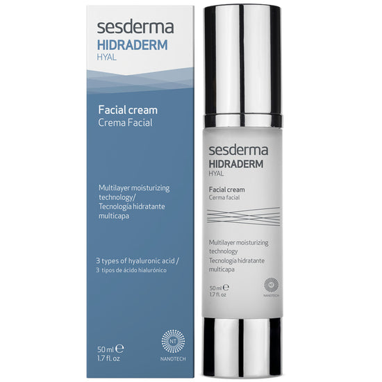 SESDERMA HIDRADERM HYAL Crema Facial con 3 Tipos de Ácido Hialurónico, 50ml