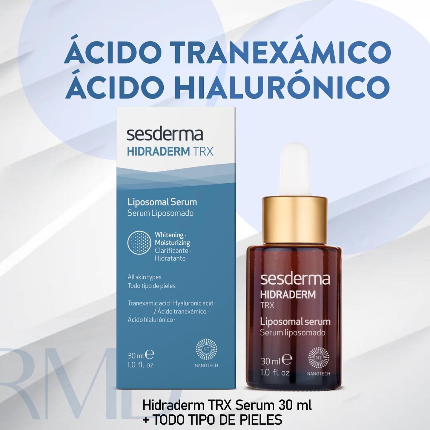 SESDERMA HIDRADERM TRX Liposomal Serum Facial Hidratante Clarificante, 30ml