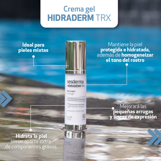 SESDERMA HIDRADERM TRX Crema Gel Facial Hidratante y Clarificante, 50ml