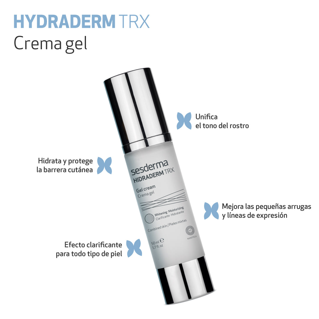 SESDERMA HIDRADERM TRX Crema Gel Facial Hidratante y Clarificante, 50ml