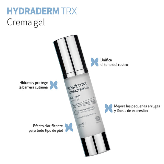 SESDERMA HIDRADERM TRX Crema Gel Facial Hidratante y Clarificante, 50ml