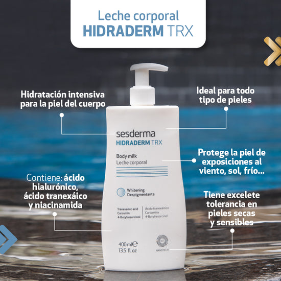 SESDERMA HIDRADERM TRX Leche Corporal Hidratante Clarificante, 400ml