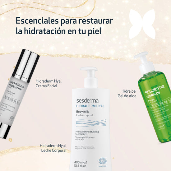 SESDERMA HIDRALOE Gel de Aloe Orgánico 100% Puro, Hidrata Alivia, 250ml