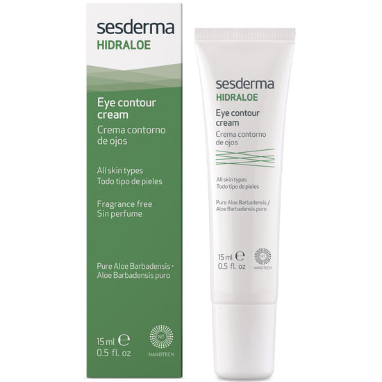 SESDERMA HIDRALOE Contorno de Ojos, Crema Hidratante con Aloe, 15ml