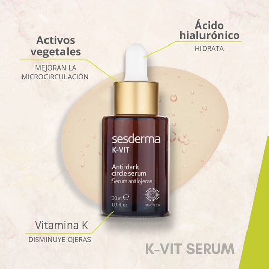 SESDERMA K-VIT Serum Antiojeras, Prevención y Corrección, 30ml