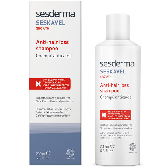 SESDERMA SESKAVEL Champú Anticaída, Previene y Frena la Caída de Cabello