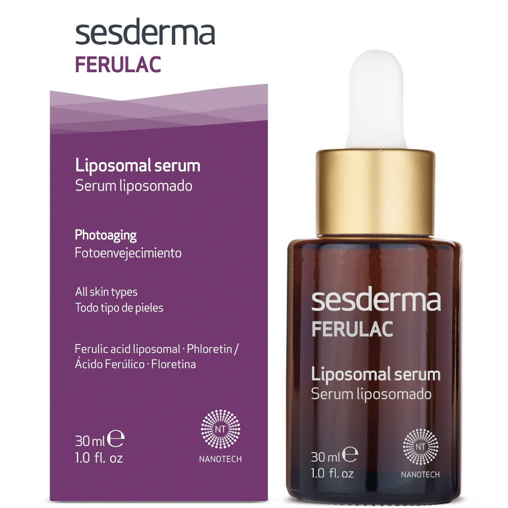 SESDERMA Ferulac Liposomal Serum Facial, Intensivo Antiedad Antioxidante, 30ml