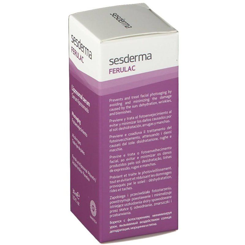 SESDERMA Ferulac Liposomal Serum Facial, Intensivo Antiedad Antioxidante, 30ml