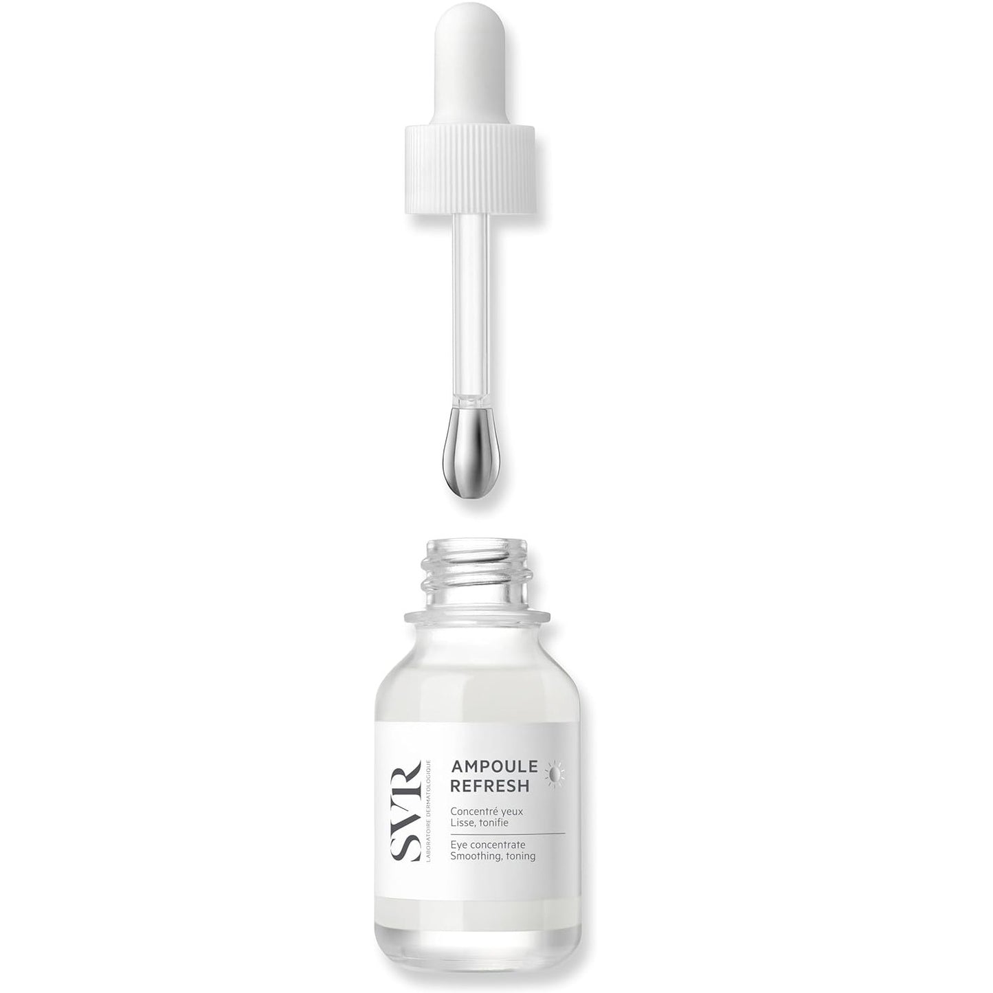 SVR Sérum Ampule Refresh Yeux Día, Contorno de Ojos, Reduce Ojeras, Bolsas, 15ml