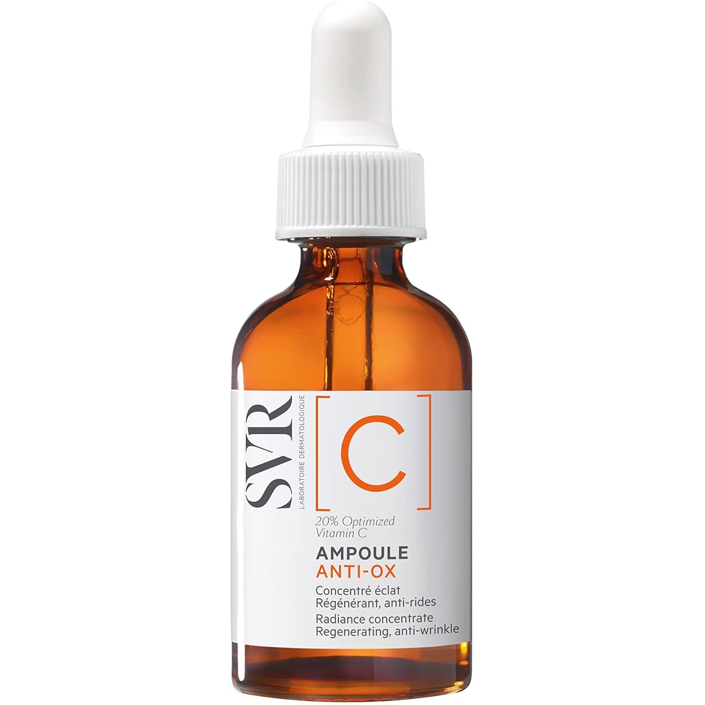 SVR Sérum C Ampoule Anti-Ox, Piel más Luminosa, Uniforme y Protegida, 30ml