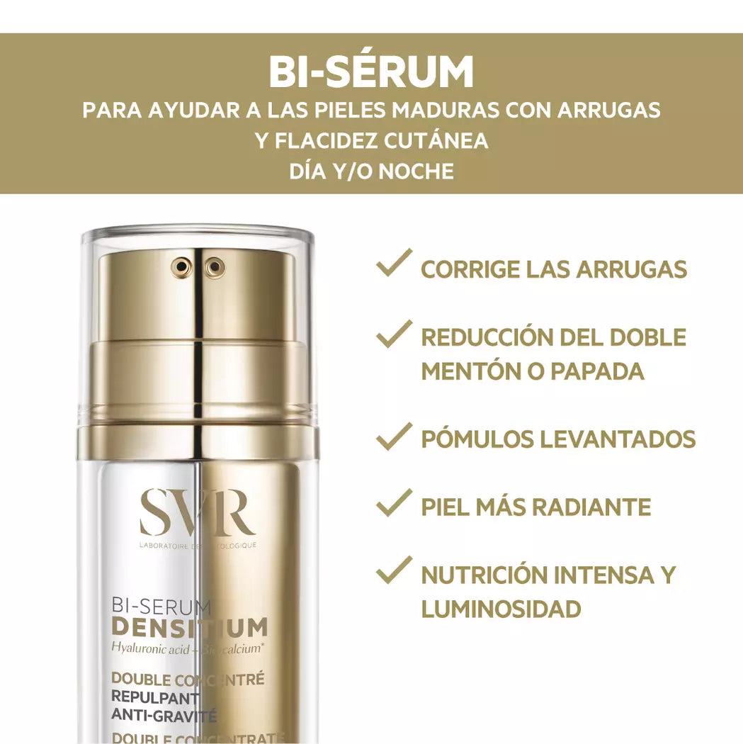 SVR Bi-Sérum Densitium, Doble Concentración de Activos Antigravedad, 30ml