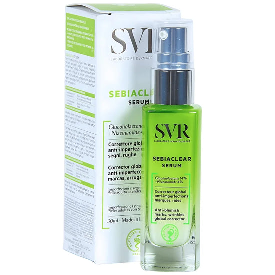 SVR Sebiaclear Sérum, Suero Anti-Imperfecciones, Anti-Marcas y Antiarrugas, 30ml