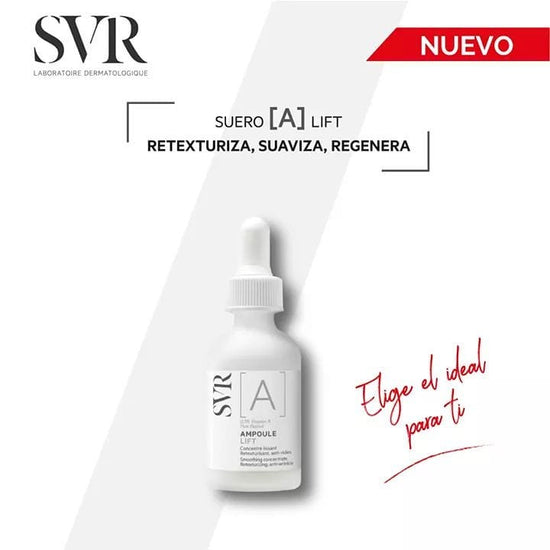 SVR Sérum A Ampoule Lift, Suaviza y Alisa la Textura Desigual de la Piel, 30ml