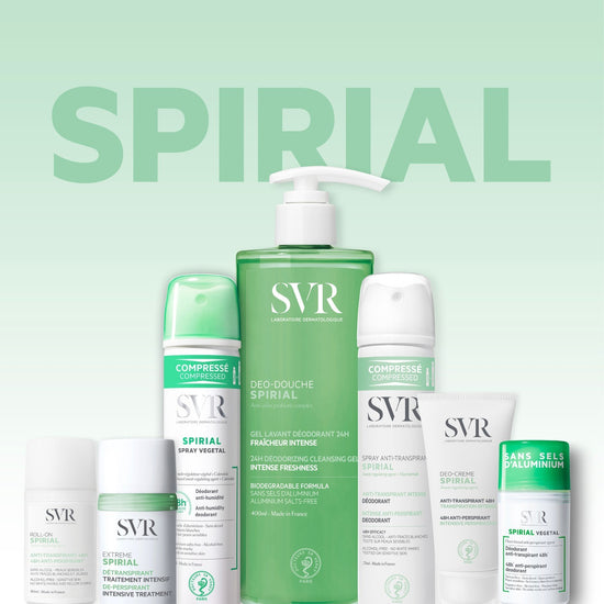 SVR Spirial Roll-On Végétal , Desodorante Vegano, Activos Naturales, 24hrs. 50ml