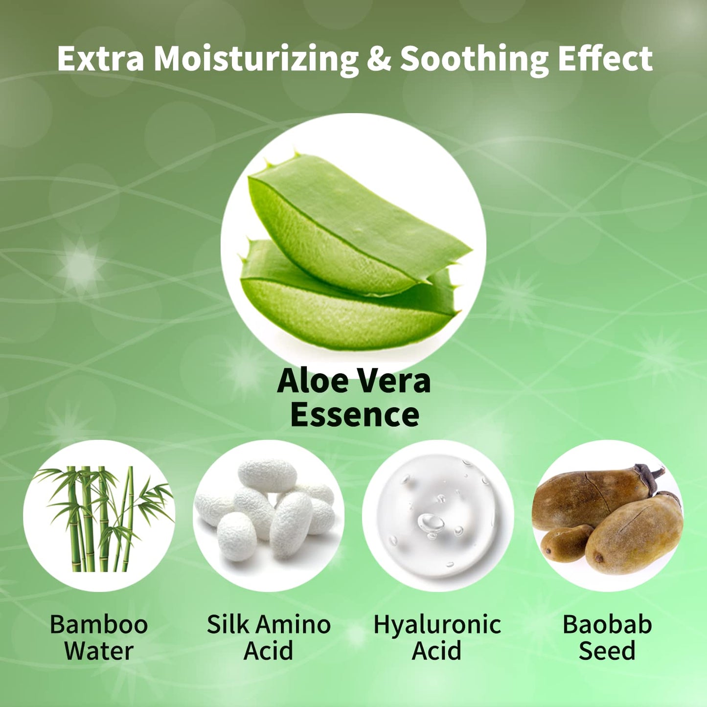 SHINSIAVIEW Aloe Vera Soothing Gel, Gel de Áloe Vera 92%