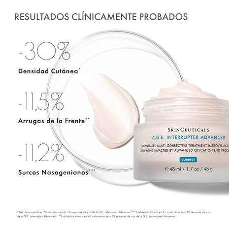 SkinCeuticals A.G.E. Interrupter Advanced, Crema Antiedad, 48ml