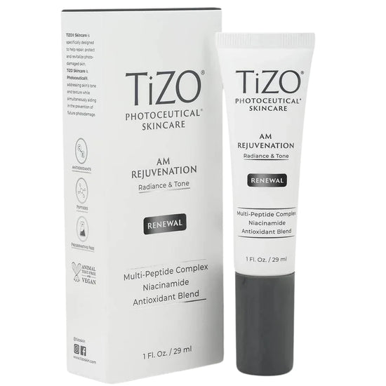 TIZO Photoceutical AM Rejuvenation, Suaviza, Protege y Minimiza Poros