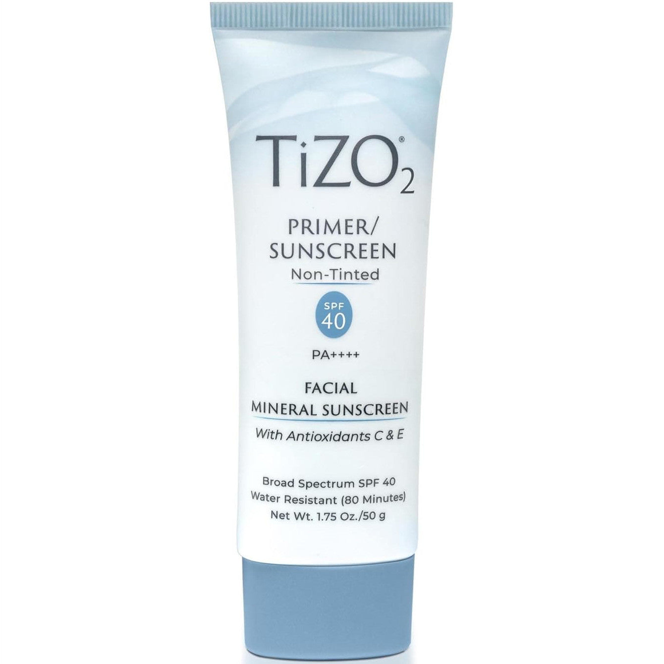 TIZO 2 Primer Sunscreen, Protector Solar Mineral, Facial, Sin Color, SPF40, 50g