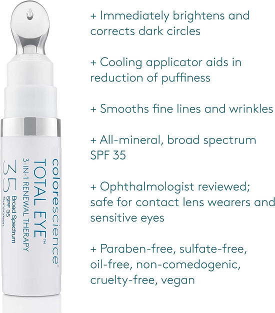 COLORESCIENCE Total Eye® 3-In-1 Renewal Therapy SPF 35