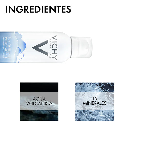 VICHY Agua Termal Mineralizante, Fortalece las Defensas de la Piel, 150ml