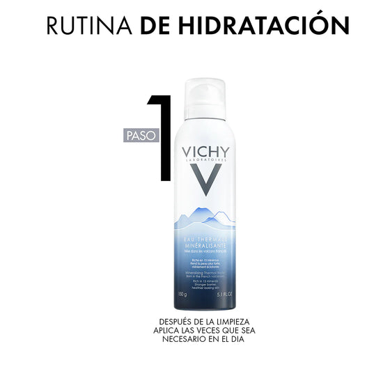 VICHY Agua Termal Mineralizante, Fortalece las Defensas de la Piel, 150ml