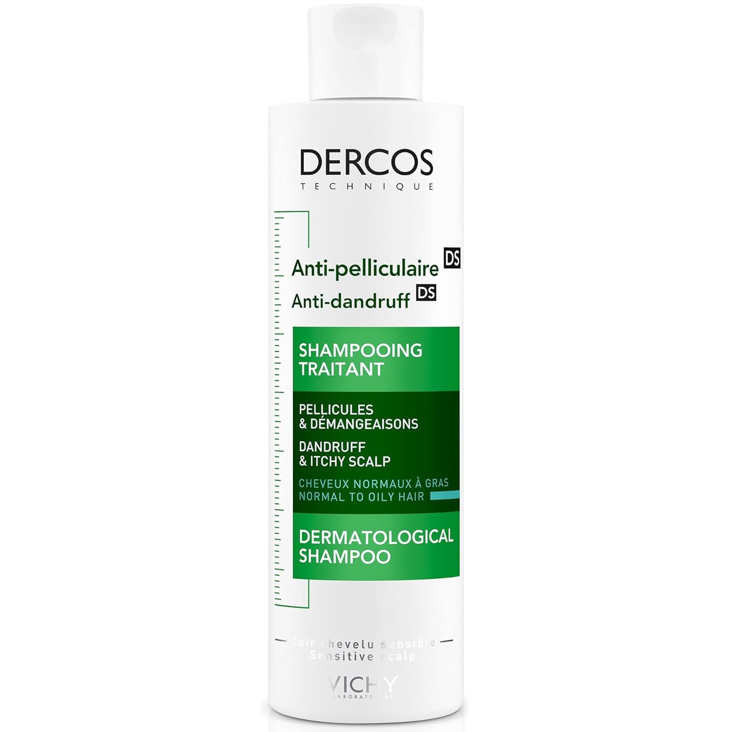 VICHY Dercos Anti-Caspa Ds Shampoo Caspa Grasa, 200ml