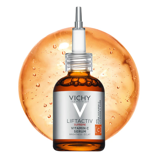 VICHY Liftactiv Supreme Vitamina C Sérum Facial, Luminosidad y Firmeza, 20ml