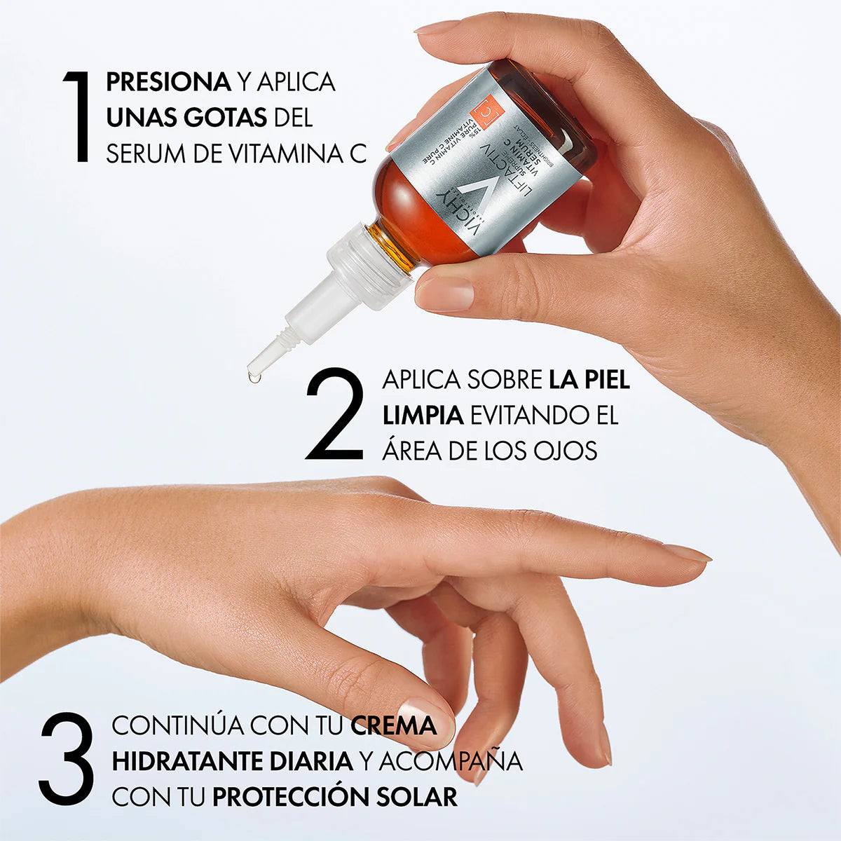 VICHY Liftactiv Supreme Vitamina C Sérum Facial, Luminosidad y Firmeza, 20ml