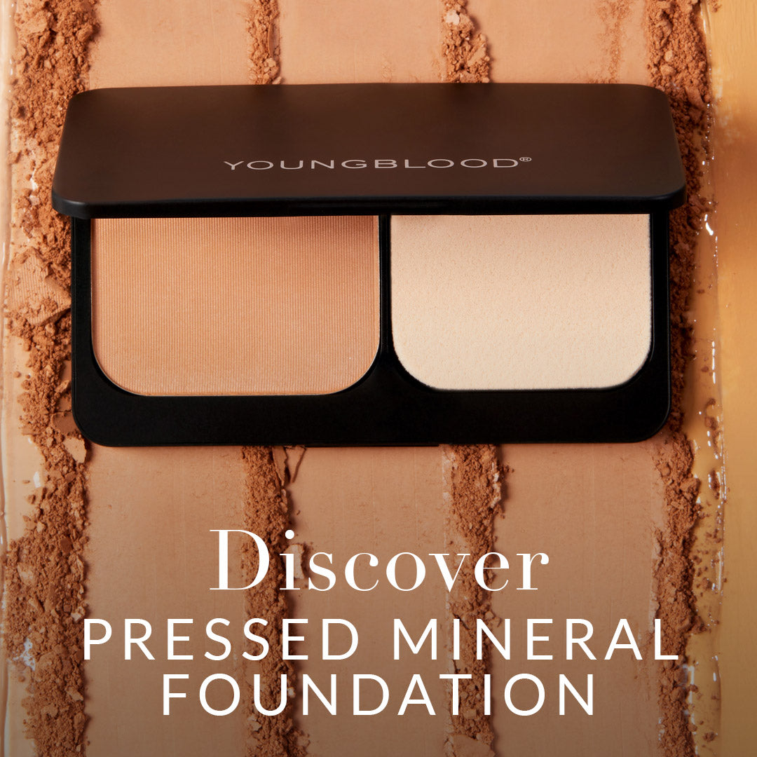 YOUNGBLOOD Pressed Mineral Foundation, Base Mineral Compacta 8gr